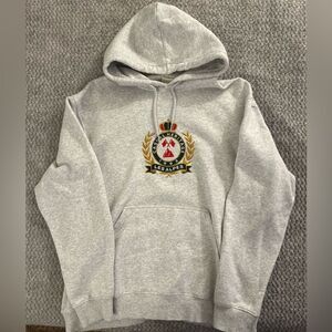 H&M Embroidered Hooded Sweatshirt